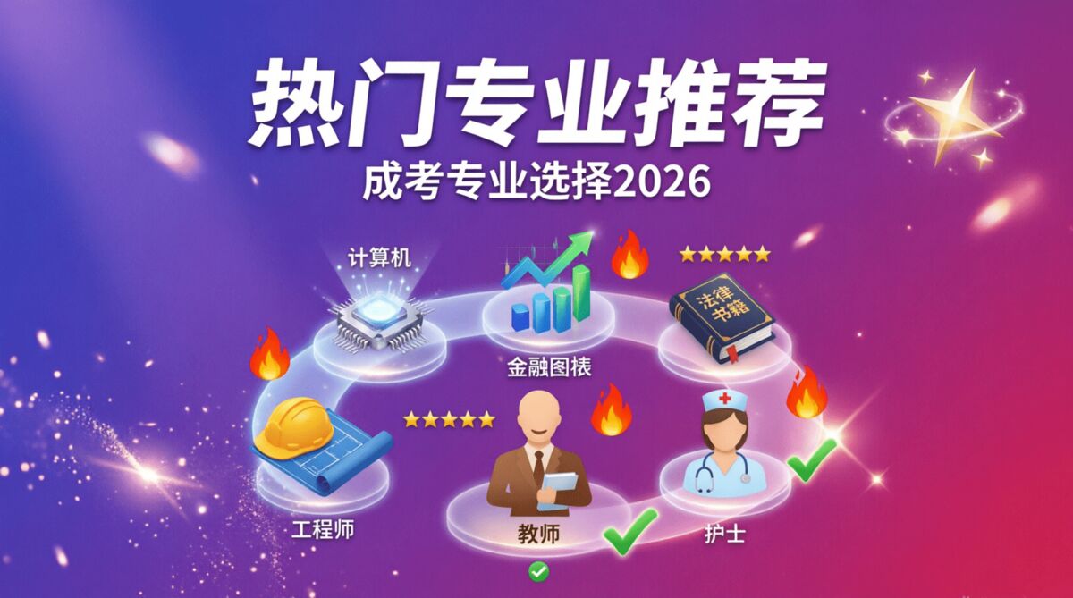 重庆成人高考热门专业推荐