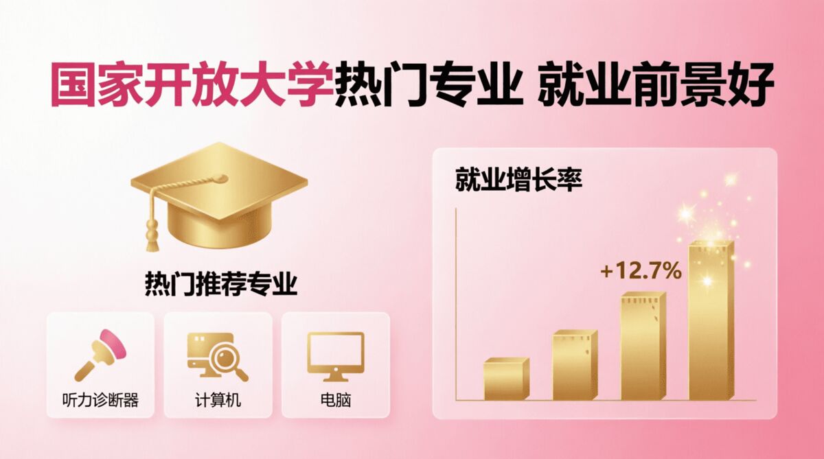 国家开放大学热门专业推荐