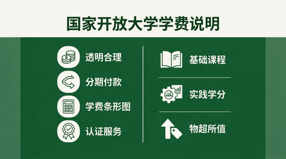 国家开放大学学费是多少？