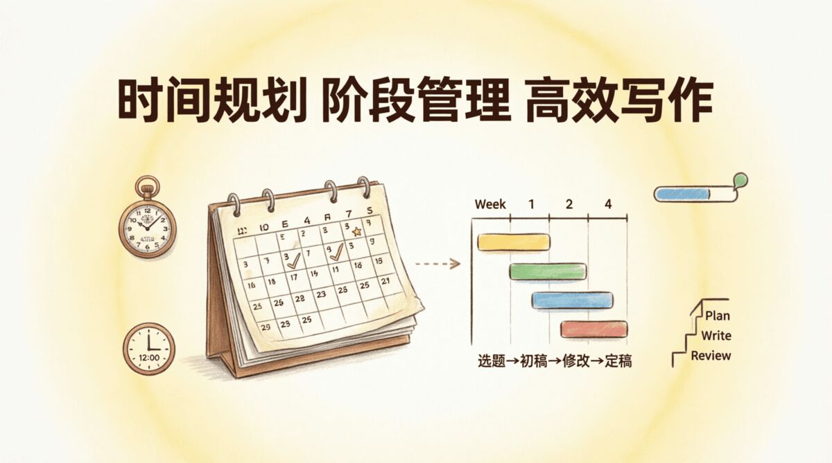 毕业论文写作时间规划与阶段管理