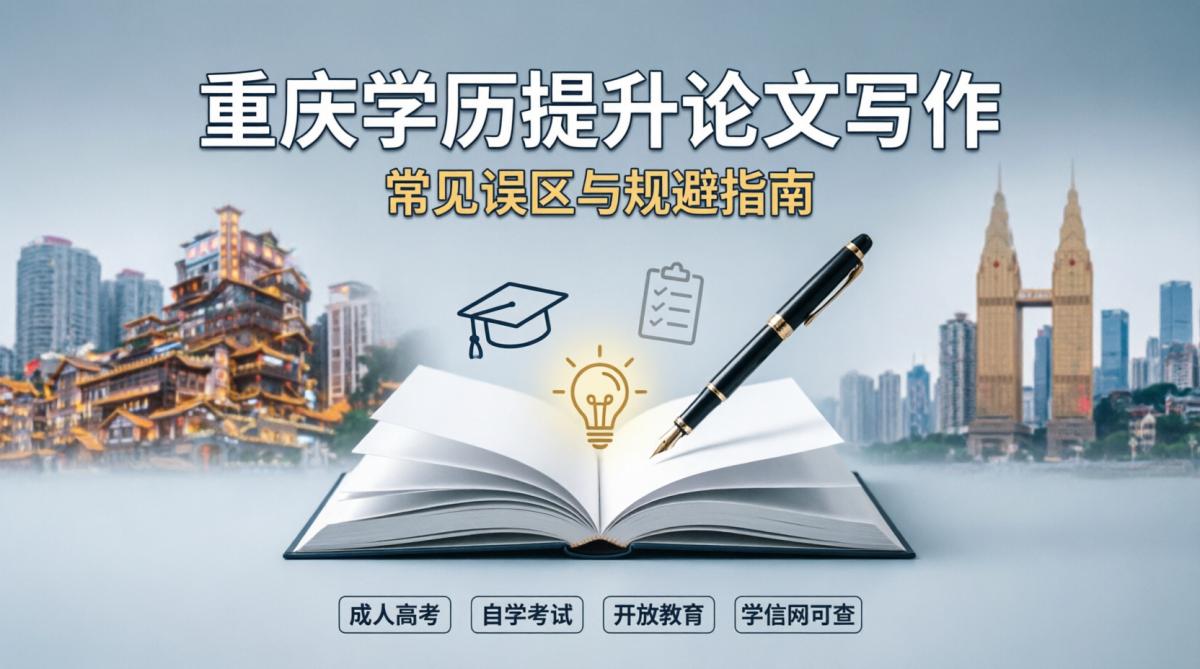 重庆学历提升论文写作的常见误区与规避指南