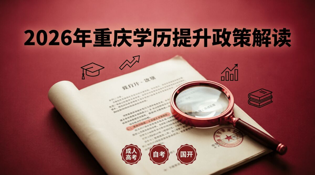 2026年重庆学历提升政策解读