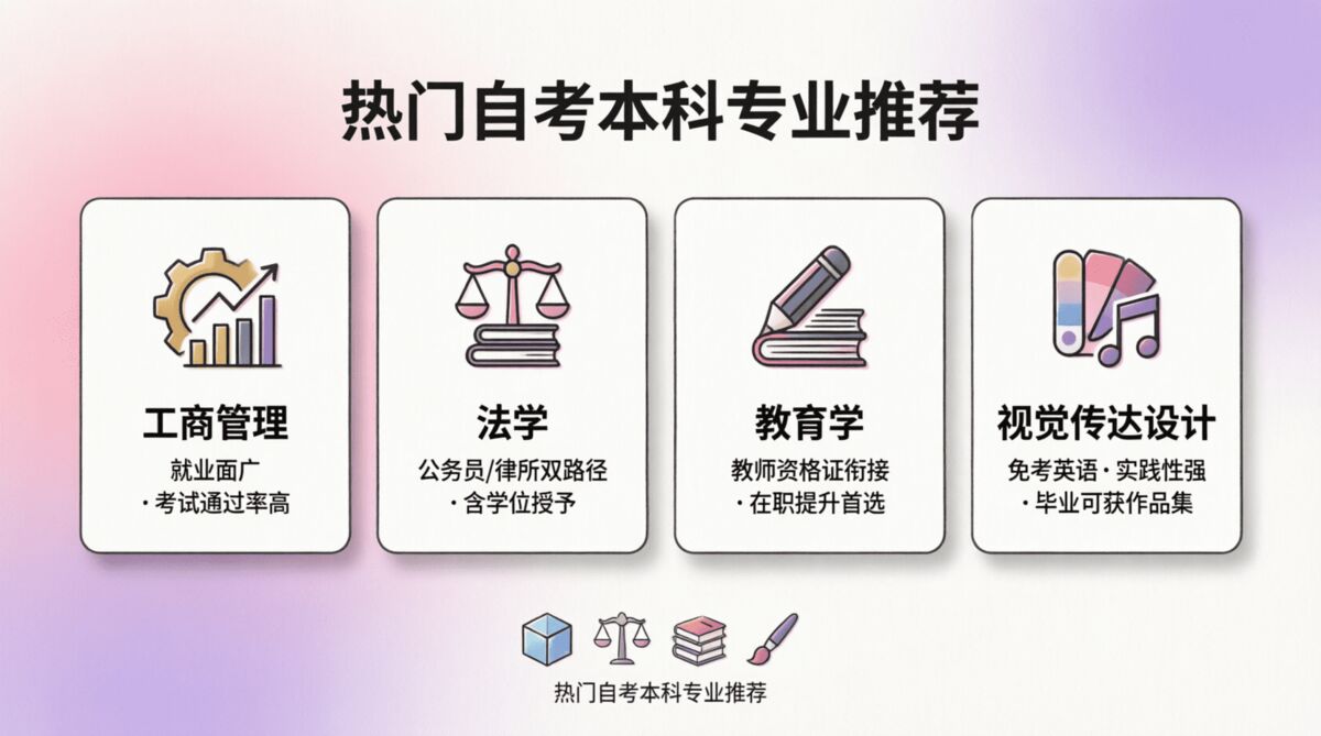 重庆自考本科专业有哪些？